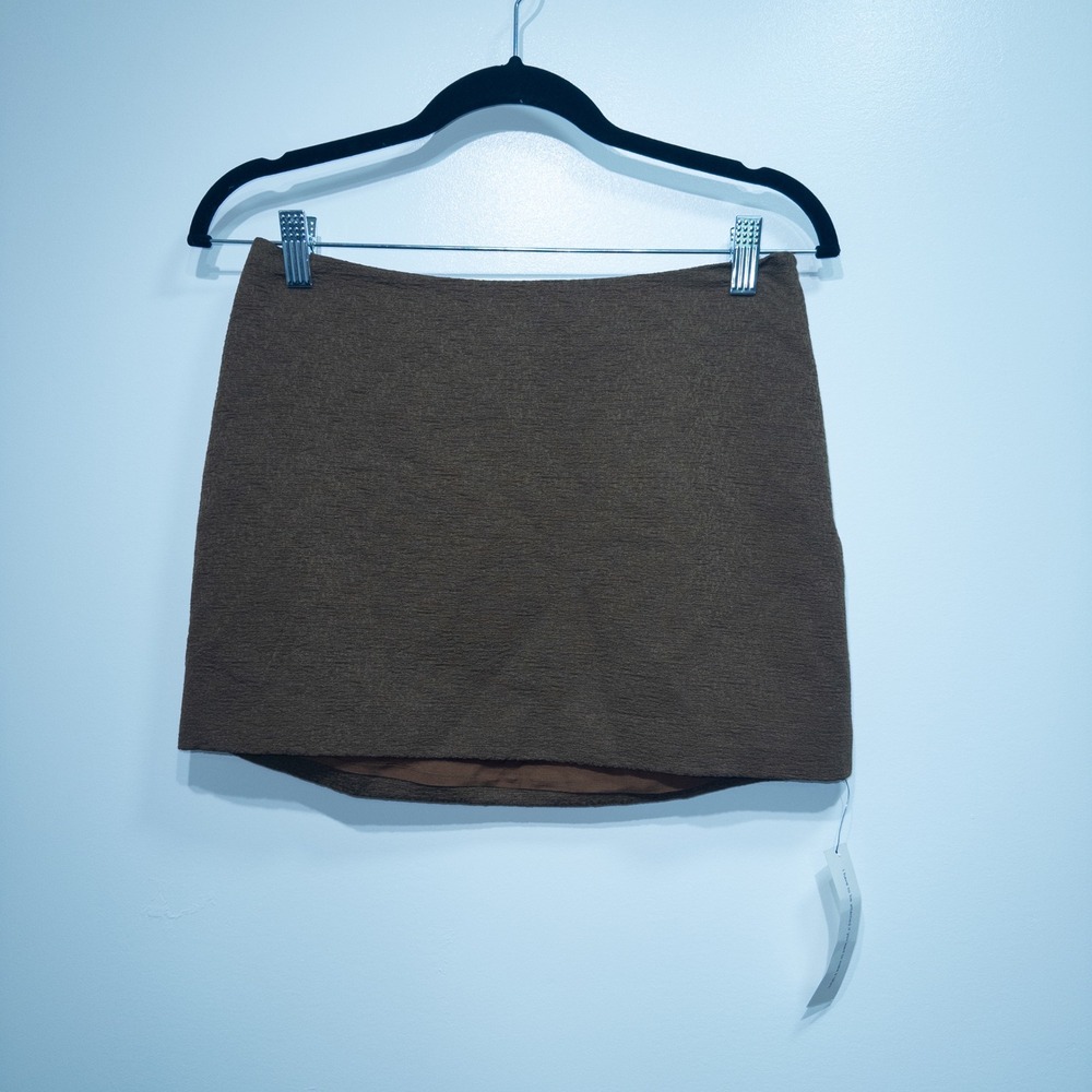 Reformation Brown Pencil‎ Mini Skirt 2 NWT